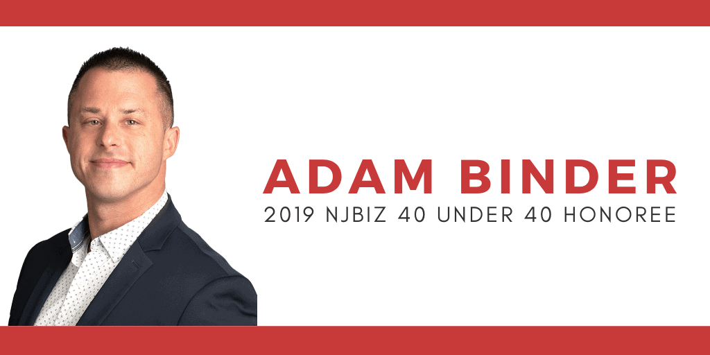 Adam Binder NJBIZ 40 Under 40