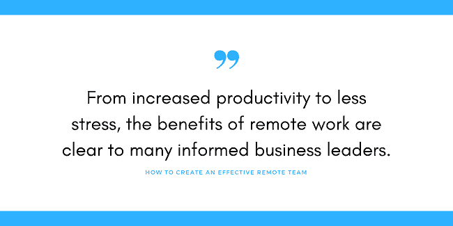 remote team business